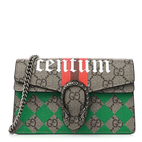 GUCCI GG Supreme Monogram Centum Super Mini Dionysus 